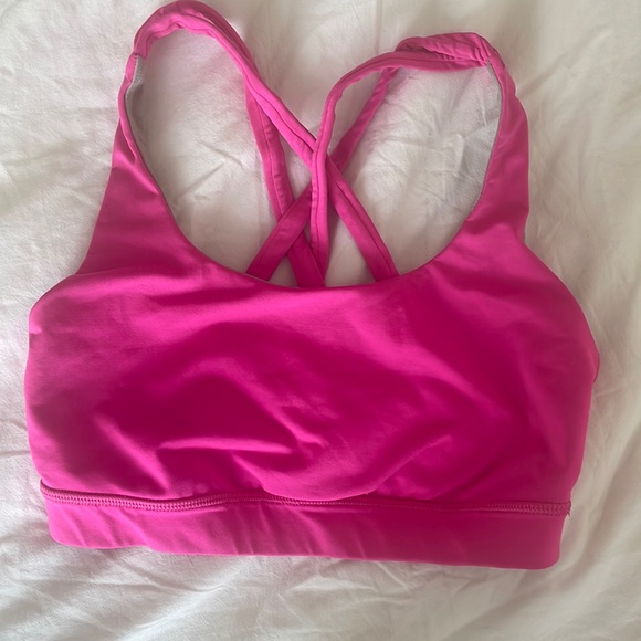 Lululemon hot pink energy bra - Picture 1 of 2